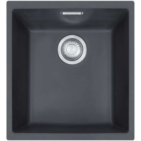 Évier Sirius Tectonite SID110-34 - Carbone - 365x440x200 mm - Sous meuble 45 cm - Franke