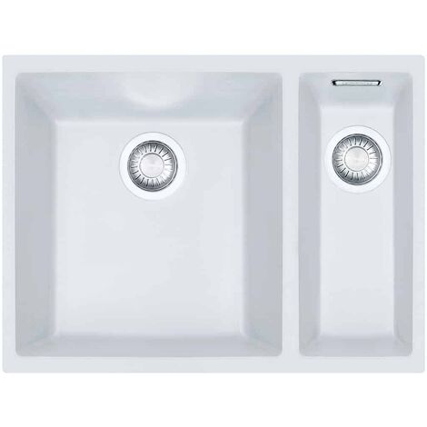 Évier Sirius Tectonite SID160 - Blanc polaire - 560x440x200 mm - Sous meuble 60 cm - Franke