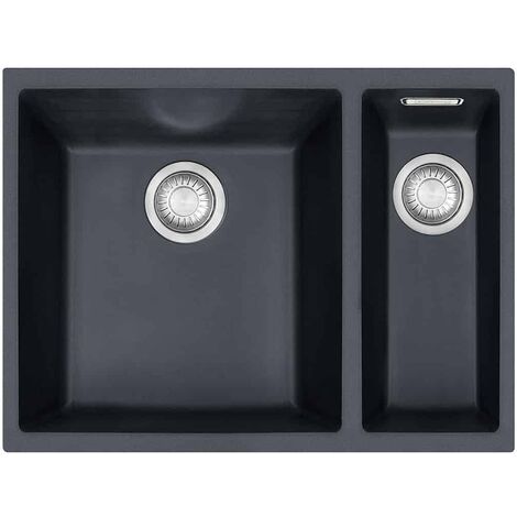 Évier Sirius Tectonite SID160 - Carbone - 560x440x200 mm - Sous meuble 60 cm - Franke