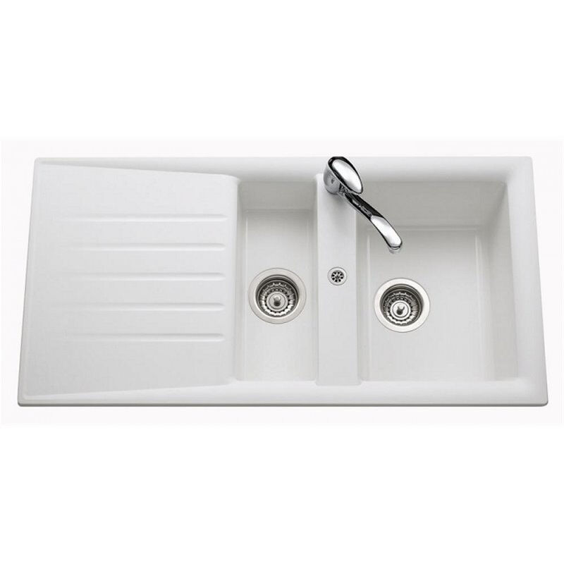 AQUATOP  - vier de cuisine Naturalite slave - l 980 x l 500 x p 185 mm - Blanc