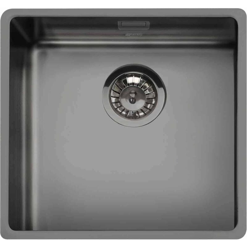 Smeg - Evier Mira VSTR50DKX Inox pvd Noir - 000000