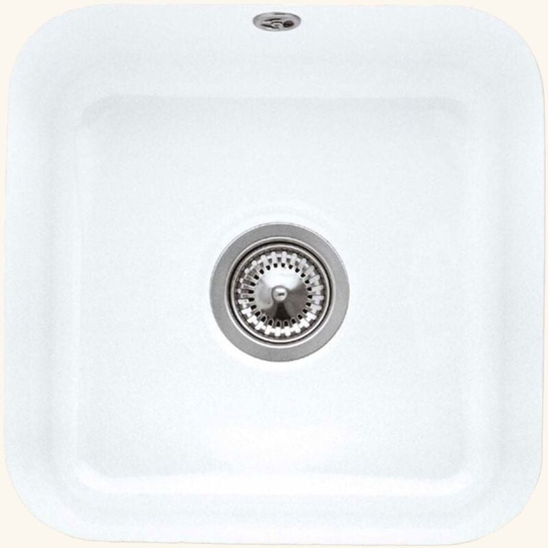 Villeroy&boch - Evier sous-plan céramique blanc cisterna 1 bac 445x445