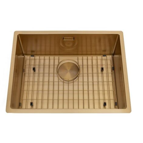 Evier sous plan EV520018M luisinox, PVD or