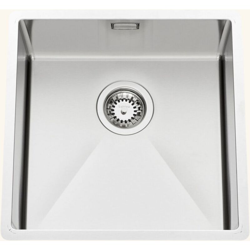 Luisina - Evier sous plan inox lisse vibrato 1 bac 450x450 mm