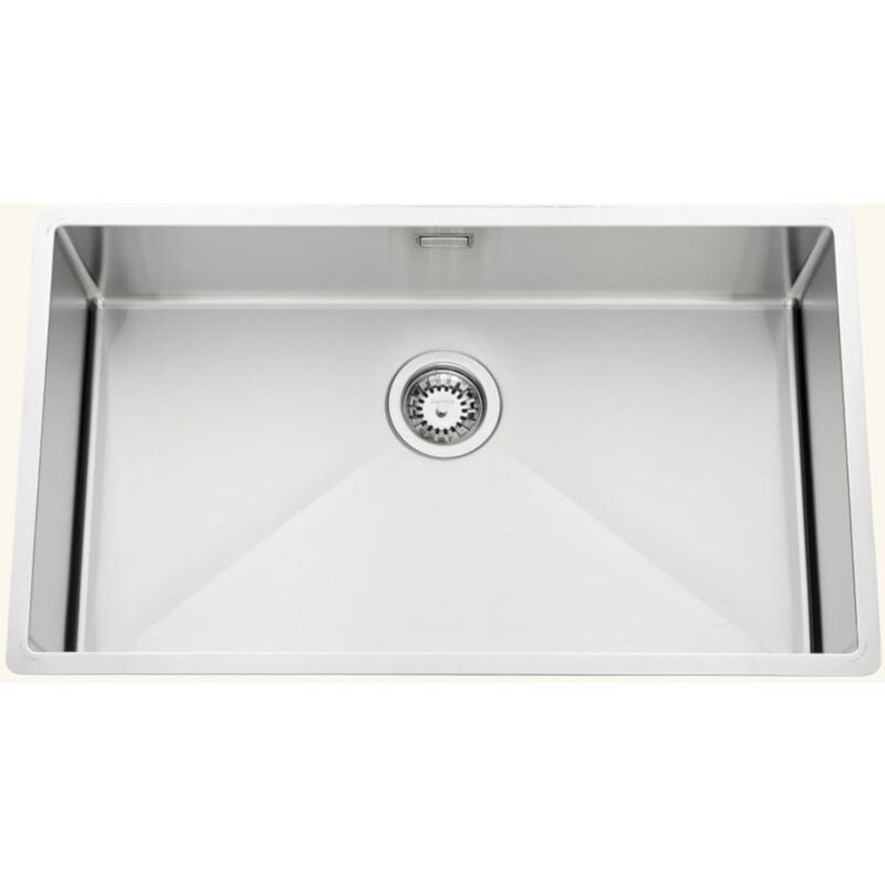Luisina - Evier sous-plan inox nid d'abeille vibrato 1 bac 770x450 mm