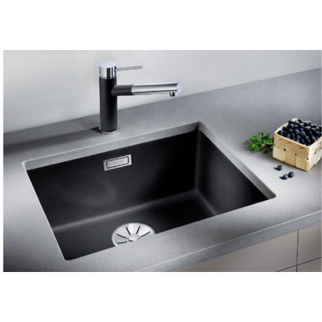 Evier Subline 500-U en Silgranit PuraDur sous-plan 53x46cm, Anthracite (523432)