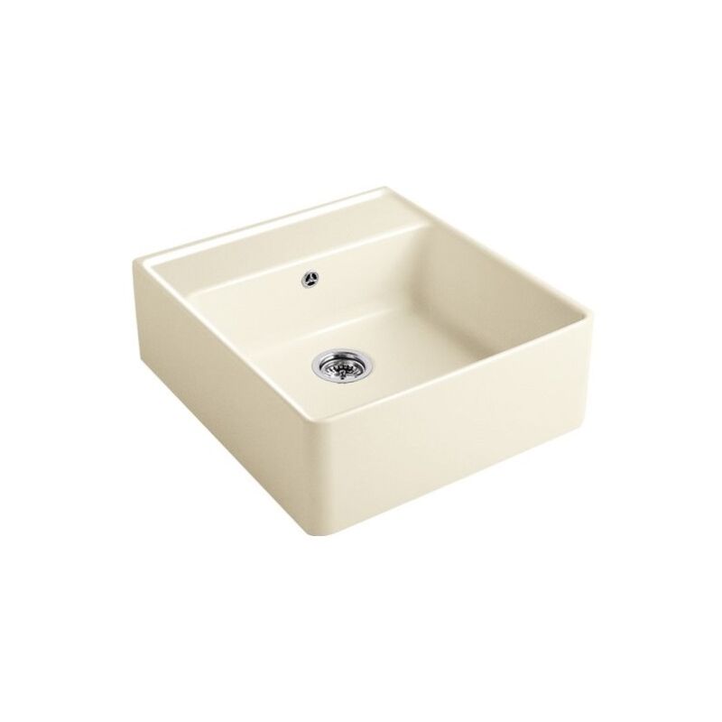 Villeroy&boch - Evier timbre office villeroy et boch Tradition Creme CeramicPlus avec vidage manuel