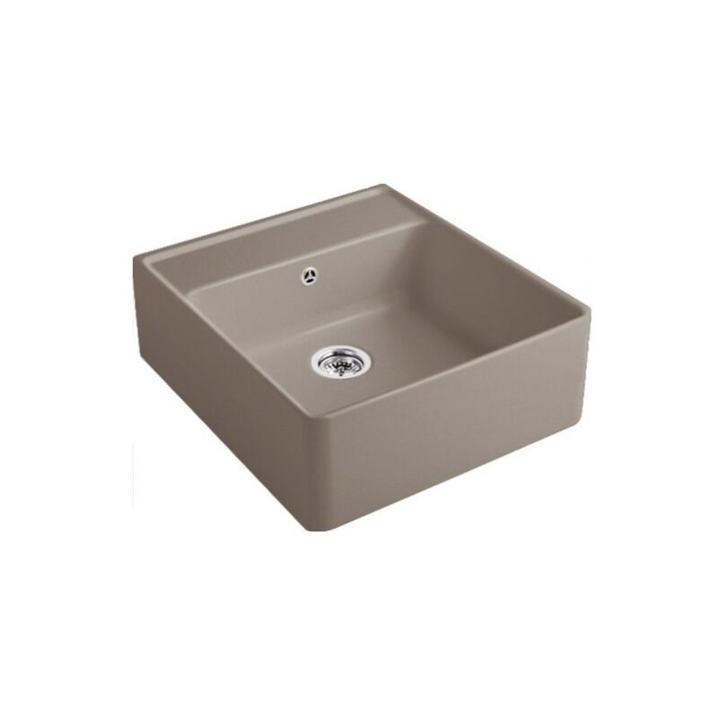Villeroy&boch - Evier timbre office villeroy et boch Tradition 1 bac Timber CeramicPlus avec vidage manuel
