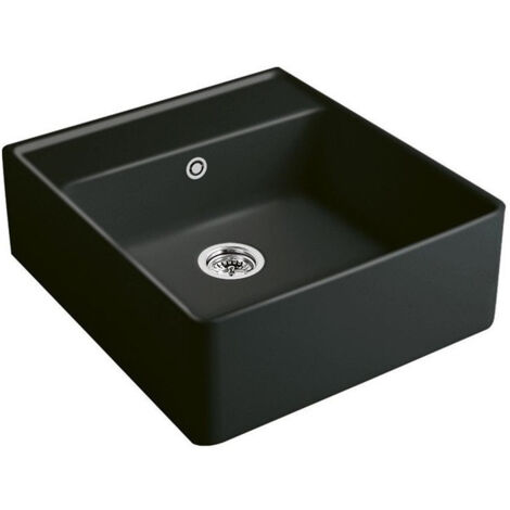 Evier Tradition (1 cuve), Modules, 595 x 220 x 630 mm, Installation sur un meuble sous lavabo ou bien fixé au mur , 1 cuve inclus Vidage manuel, chromé et Set de fixation pour montage sur meuble sous-