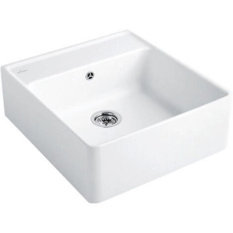 Evier Tradition (1 cuve), Modules, 595 x 220 x 630 mm, Installation sur un meuble sous lavabo ou bien fixé au mur , 1 cuve inclus Vidage manuel, chromé et Set de fixation pour montage sur meuble sous-