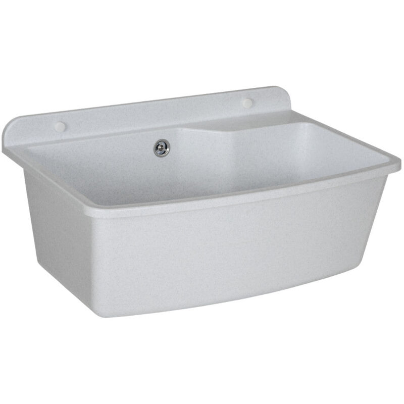 Vier polystyrène 61cm granit blanc maxi