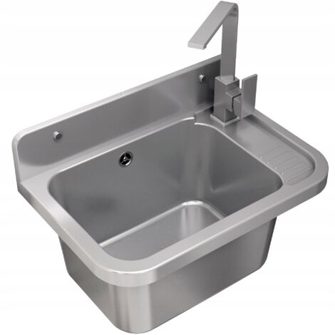 Évier Utilitaire Granitan Paron avec Mitigeur et Siphon pour Buanderie, Garage, Chaufferie - 50x34x31 cm - Gris