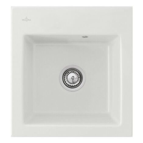 Evier VILLEROY ET BOCH Subway 45 XS Gris steam - avec Vidage manuel