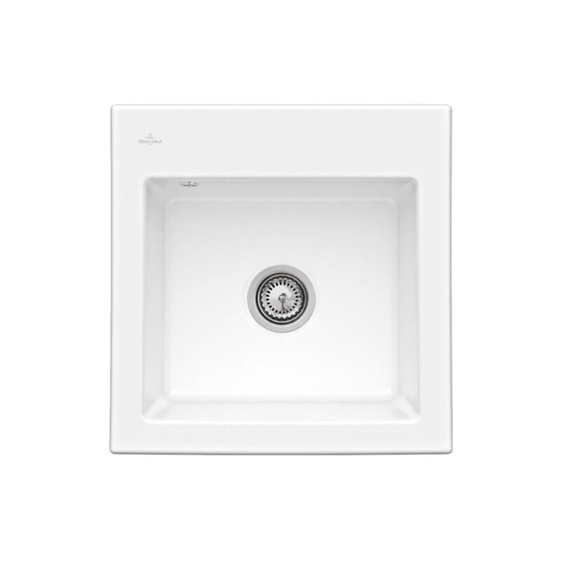 Villeroy&boch - Evier villeroy et boch Subway 50 s 52,5 x 51 cm sans egouttoir Blanc CeramicPlus