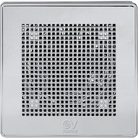 Evo - Extracteur intermittent design et silencieux à basse consommation Chromé - Ø100