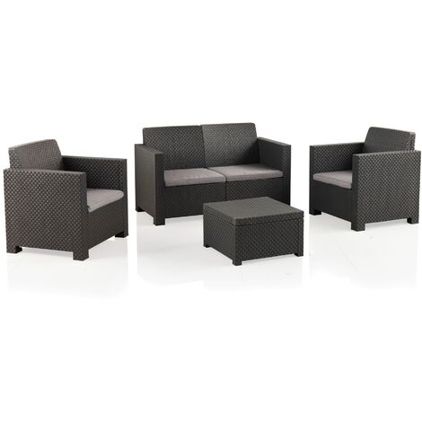 SP-BERNER Set di divano e tavolo da esterno da giardino