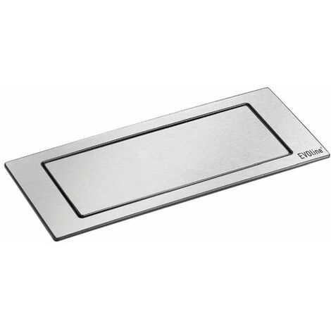 EVO LINE Blocco Prese Backflip 2 Schuko1usb c Inox