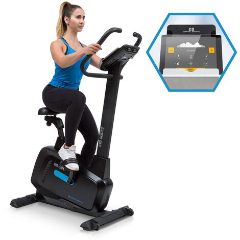 Evo Pro Vélo elliptique Bluetooth application Volant d'inertie 20 kg - Noir - Noir