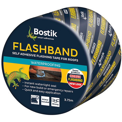 EVO-STIK 30812181 Flashband & Primer 100mm x 3.75m EVOFB100DIY