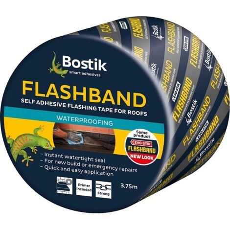 EVO-STIK 30812182 Self Adhesive Flashband Original x 3.75m Primer Special Grey 150mm EVO0210