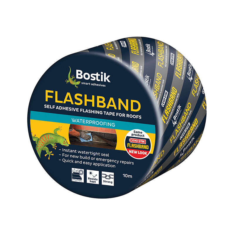 30812185 Flashband Roll Grey 50mm x 10m EVOFB50 - Evo-stik