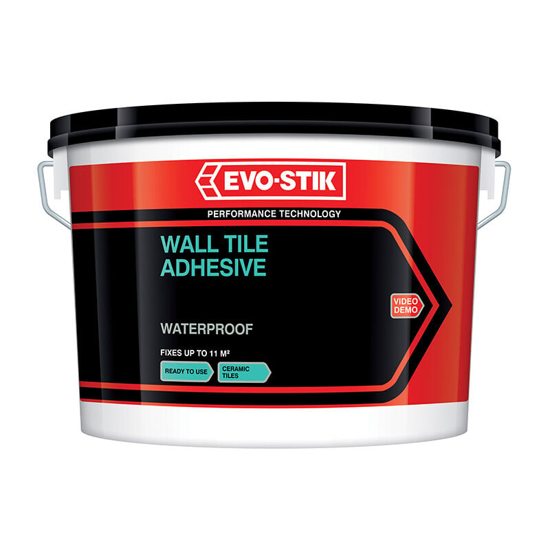 30812633 Waterproof Wall Tile Adhesive 10 litre EVO416734 - Evo-stik