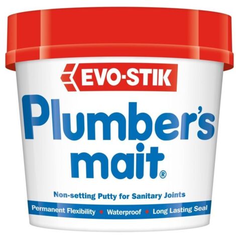 Evo-Stik 750g Non-Setting Plumber's Mastic Putty for Quick Leak Repairs