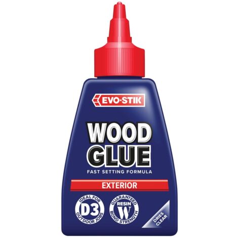 EVO-STIK Resin W Weatherproof Exterior Wood Adhesive 125ml - Waterproof, High-Strength Bond for Outdoor Wood Projects