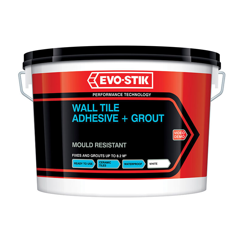 Mould Resistant Wall Tile Adhesive & Grout 2.5 Litre EVO416529