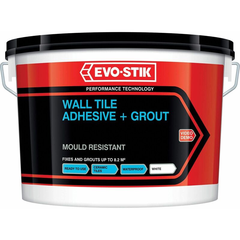 Mould Resistant Wall Tile Adhesive & Grout 2.5 Litre EVO416529