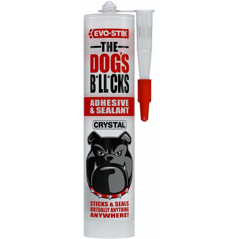 The Dog's Bllcks Multipurpose Adhesive & Sealant Crystal Clear 290ml evotdbcr