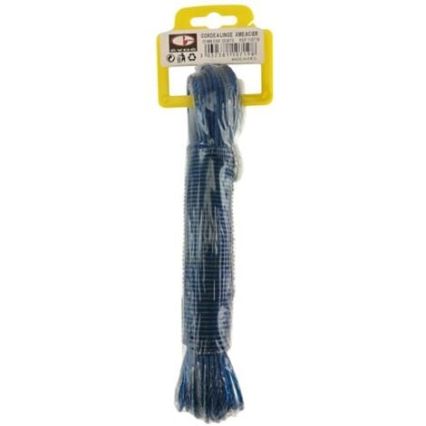 EVOE - Corde à linge âme acier coloris assortis 20m