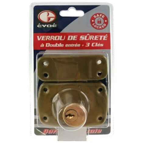 EVOE Verrou sureté double entrée