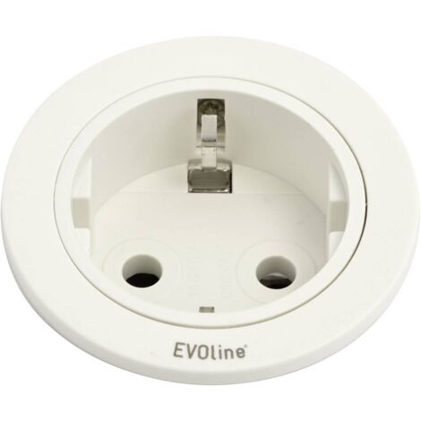 EVOline 159280004300 Multipresa ad incasso 1 parte Bianco 1 pz.