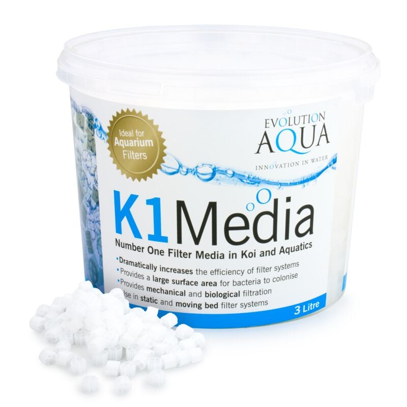 Kaldnes K1 Media 3 ltr (Litre) - Evolution Aqua
