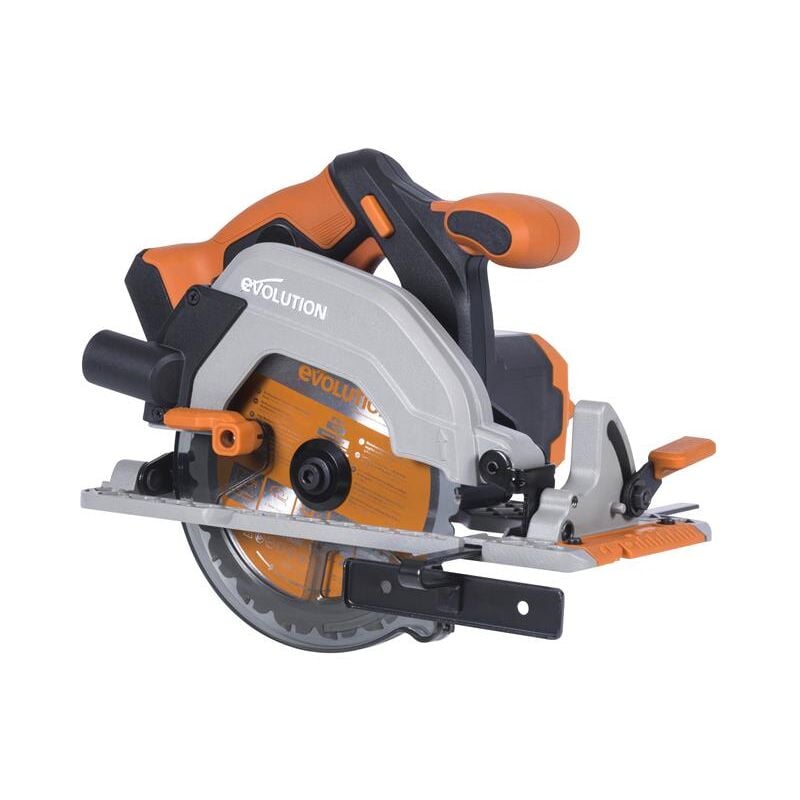 Evolution Cordless R165CCS-Li Circular Saw 18v Li-Ion ext Inc Multi-Material Blade (Bare - No Battery & Charger)