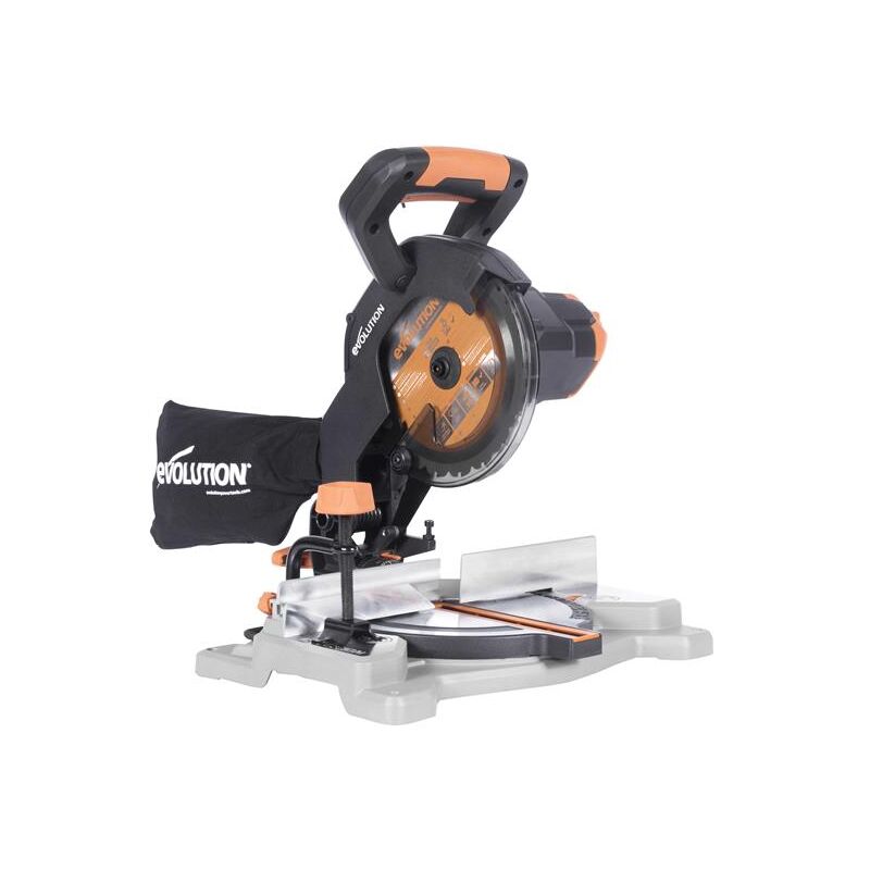 Evolution Cordless R185CMS-Li Compound Mitre Saw 18v Li-Ion ext Inc Multi-Material Blade (Bare - No Battery & Charger)