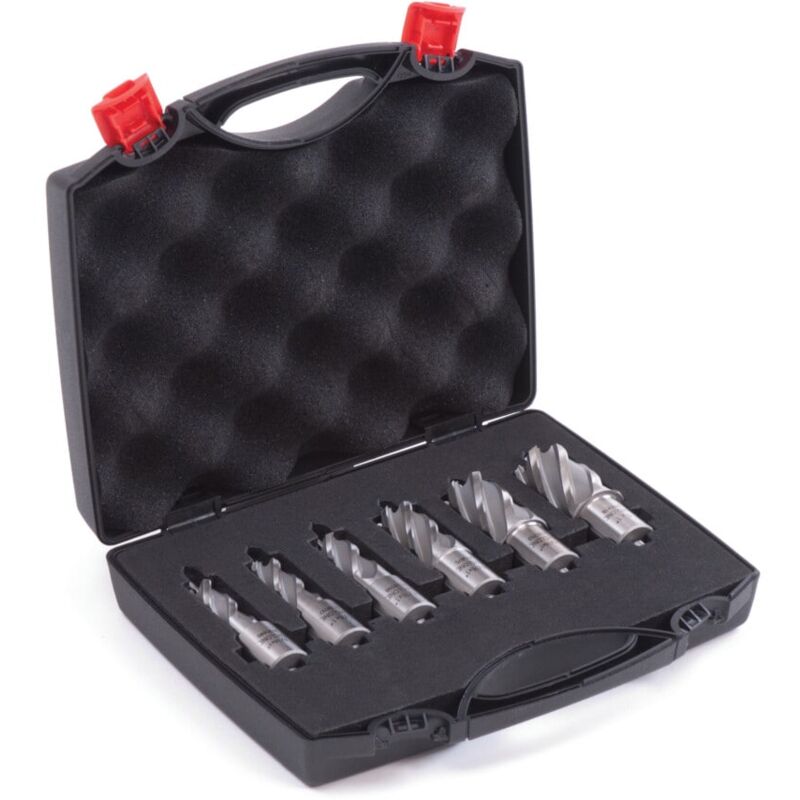 Evolution Power Tools Mag Drill Hole Cutter Set Cyclone Long - 6 Piece