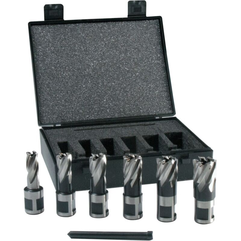 Evolution Power Tools MAG Drill Hole Cutter Set Cyclone - 6 Piece Short