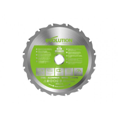 Evolution F165TCT-14CS 14T 165mm Multi Material Circular Saw Blade