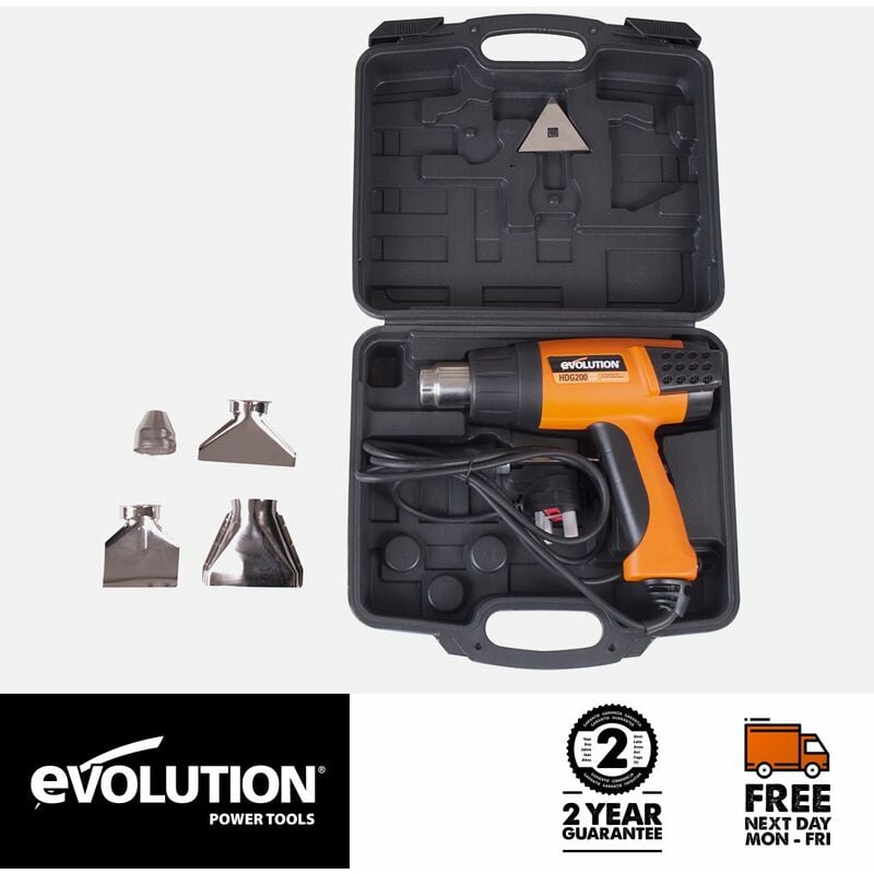 Evolution HDG200 Adjustable Digital Heat Gun (230v)