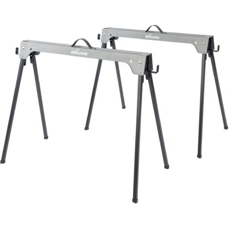 Evolution Power Tools 005-0003 Sega compatta Pieghevole per Cavalli, (Coppia), Supporta Fino a 500 kg, SAW HORSE