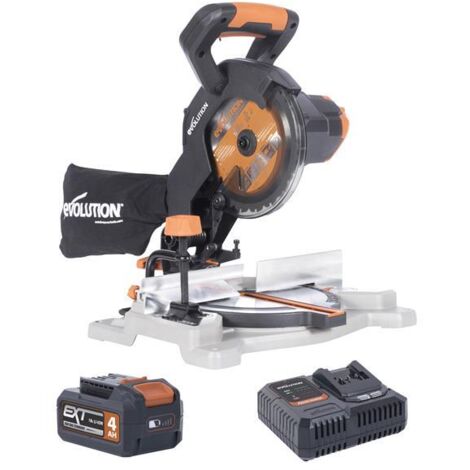 Evolution Power Tools R185CMS-Li Loaded Including 4Ah Battery/Single Charger/MP
