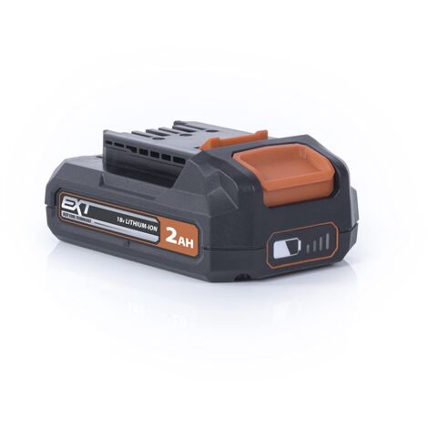 Evolution Power Tools R18BAT-Li2 2Ah Batteria Li-Ion compatibile con Erbauer ed Evolution per utensili, carica rapida, caricabatterie non incluso, 18V