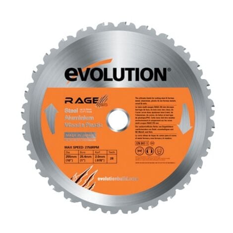 EVOLUTION Power Tools RAGE3-S 210mm Multi Blade