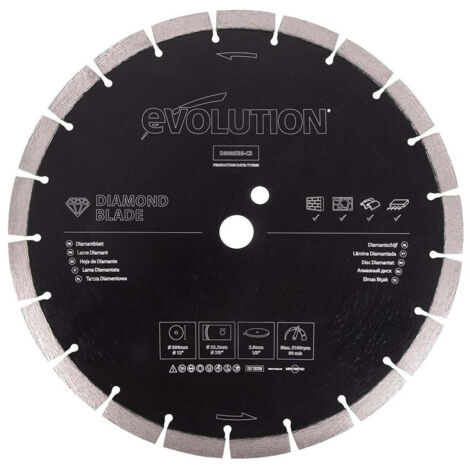 Evolution Premium Diamond Disc Cutter Blade 300 x 22.2mm EVLPD300SEGC