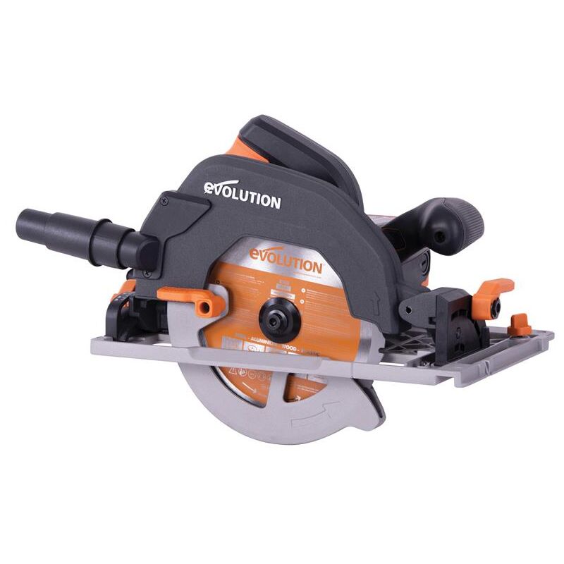 Evolution 027-0002A R185CCSX+ Circular Track Saw 185mm 1600W 110V EVLR185CSXPL