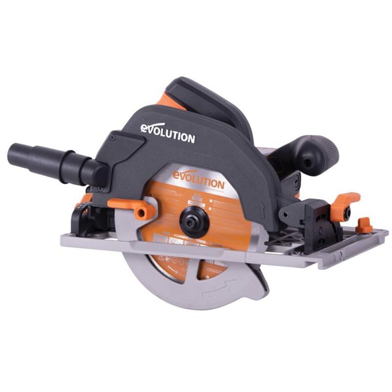 Evolution Power Tools - Evolution 027-0002A R185CCSX+ Circular Track Saw 185mm 1600W 110V EVLR185CSXPL