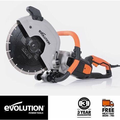 Evolution R300DCT 300mm 12" Electric Disc Cutter, Concrete Saw, with Diamond Blade (230V)