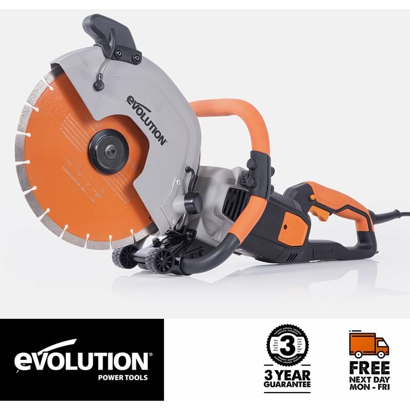 Evolution Power Tools - Evolution R300DCT+ 300mm Electric Disc Cutter with Water Dust Suppression (110V)